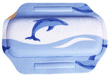 PVC Environmental Massage Bath Spa Pillow Non-skid Sucker Tub Cushion-Dolphin