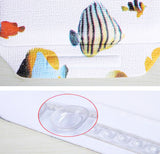 PVC Environmental Massage Bath Spa Pillow Non-skid Sucker Tub Cushion-Fish