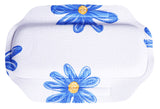 PVC Environmental Massage Bath Spa Pillow Non-skid Sucker Tub Cushion-Flower