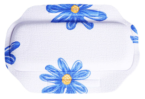 PVC Environmental Massage Bath Spa Pillow Non-skid Sucker Tub Cushion-Flower