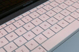 Keyboard Decal Macbook Keyboard Stickers Skin Logos Cover Pink