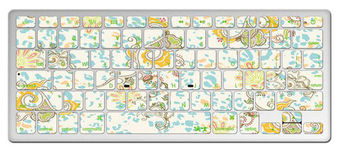 Fashion Keyboard Decal Macbook Keyboard Stickers Skin Logos Cover (Pro13")