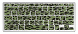 Fashion Keyboard Decal Macbook Keyboard Stickers Skin Logos Cover (Pro13")