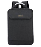 Simple Style Laptop Backpack Business Backpack Travel Bag for Man Black