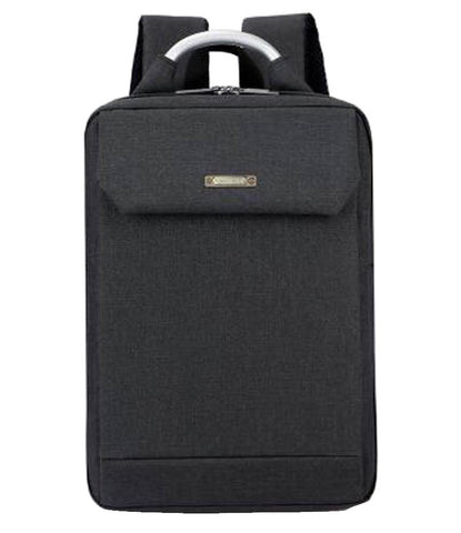 Simple Style Laptop Backpack Business Backpack Travel Bag for Man Black