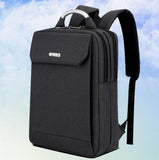 Simple Style Laptop Backpack Business Backpack Travel Bag for Man Black