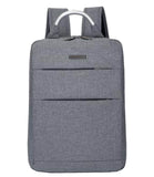 Simple Style Laptop Backpack Business Backpack Travel Bag Gray
