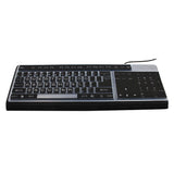 Desktop Computer Keyboard Cover Silicone Skin Keyboard Protector Black