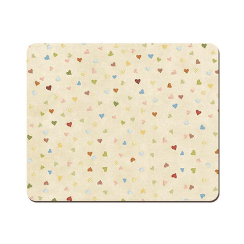 Creative Decorative Rectangle Non-Slip Rubber Mousepad Mouse Mat Beige