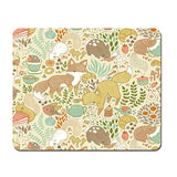 Creative Decorative Rectangle Non-Slip Rubber Mousepad Gaming Mouse Mat Animal