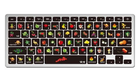 1 Piece MacBook Pro 13" Keyboard Sticker Decal Keyboard Skin Style B