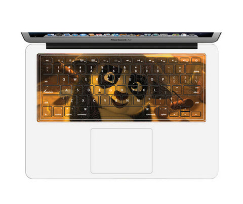 Fashion Cute Panda Keyboard Stickers / Decals For Macbook Pro Retina 13 Inch