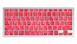 1 Piece MacBook Pro 13" Keyboard Sticker Decal Keyboard Skin RED