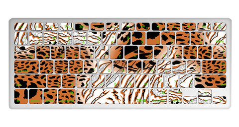 1 Piece MacBook Pro 13" Keyboard Sticker Decal Keyboard Skin, Tiger Stripes
