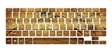 Classic Wood Grain Keyboard Stickers / Decals For MacBook (Air 13 Inch Retina)