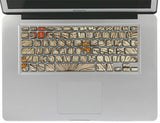 Flower Pattern Keyboard Stickers / Decals For MacBook (Air 11 Inch Retina)