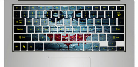 Batman Graffiti Keyboard Stickers / Decals For MacBook (Pro 13 Inch Retina)