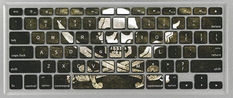 Skeleton Pirates Keyboard Stickers / Decals For MacBook (Pro 15 Inch)