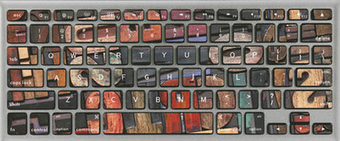 Digital Section Keyboard Stickers / Decals For MacBook (Pro 13 Inch Retina)