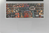 Digital Section Keyboard Stickers / Decals For MacBook (Pro 13 Inch Retina)