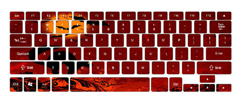 Demon World Keyboard Stickers / Decals For MacBook (Air 13 Inch Retina)