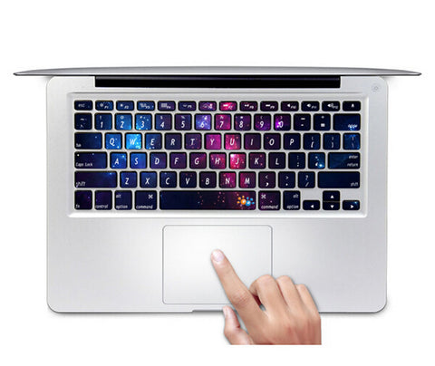 Fashion Ultra-thin RED BLUE Keyboard Stickers For Macbook Pro Retina 13 Inch