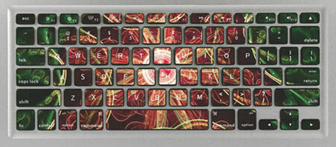 Modern Style Keyboard Stickers / Decals For MacBook (Pro 13 Inch Retina)