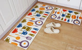 Bedroom Carpet Kitchen Bathroom Non-slip Cotton Door Mat (40x60cm, Kitchenware)