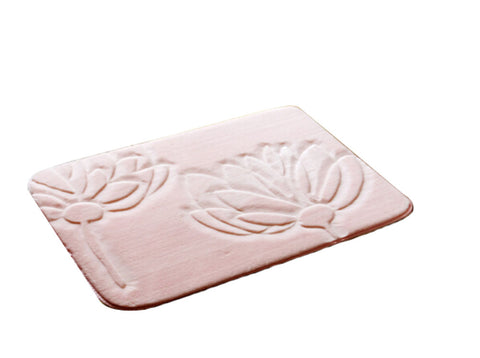 Bedroom Carpet Kitchen Bathroom Non-slip Cotton Door Mat (50x80cm, Pink)