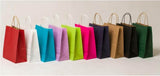 20Pcs Kraft Paper Bags Shopping Mechandise Retail Party Gift Bags Navy Blue