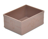 13.8x10.4x6.2cm Coffee Makeup Case Jewelry Organizer Office Supplies Holder Bin