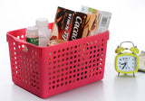27.5x18x14cm Rose Red Storage Box Storage Bin Storage Basket Organizer
