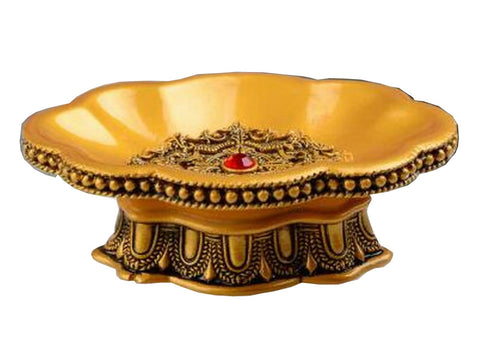 Home Hotel Bathroom Creative Soap Dishes Holder Case Sink [Gold]