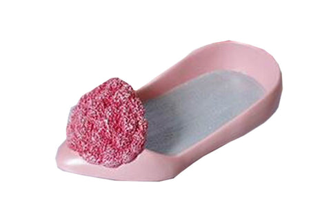 Home Hotel Bathroom Creative Soap Dishes Holder Case Sink [Highheels]