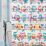 Bathroom Shower Curtains Thick Waterproof Curtains Window Treatments(Cartoon)