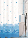 Bathroom Shower Curtains Thick Waterproof Curtains Window Treatments(Water)