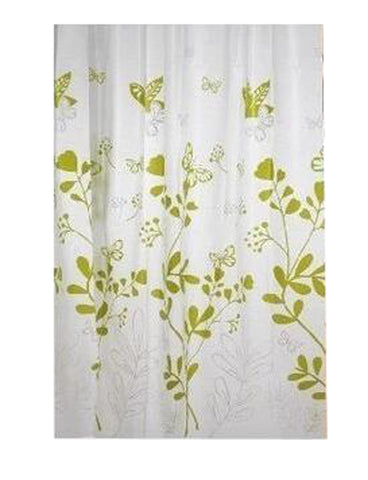 Bathroom Shower Curtains Thick Waterproof Curtains Window Treatments(Butterfly)