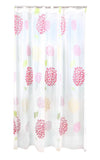 Modern Bathroom Shower Curtains Thick Waterproof Curtains Blinds(Flower)