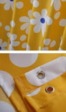 Modern Bathroom Shower Curtains Thick Waterproof Curtains Blinds(Yellow)
