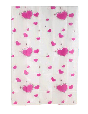 Modern Bathroom Shower Curtains Thick Waterproof Curtains Blinds(Love)