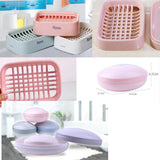 Bathroom Toilet Soap Dish Holder Containers Saver