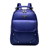 Girls Fashionable Backpack Elegant Shoulder Bag School Backpack, Royal Blue
