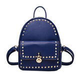 Fashionable Backpack Elegant Shoulder Bag School Backpack For Girls, Royal Blue