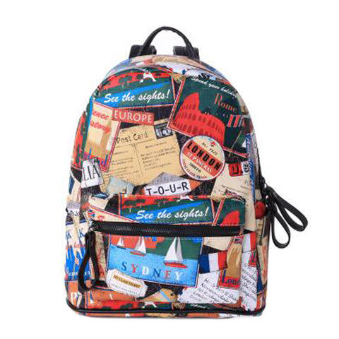 Stylish Outdoors Backpack School Backpack With Smart Pattern For Girls, No.3
