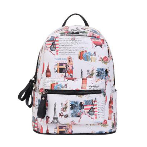 Stylish Outdoors Backpack School Backpack With Smart Pattern For Girls, No.10