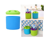 Creative Multifunctional Tooth Brush Holder/Pen Container Purple (9*10.3cm)