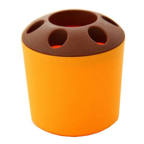 Multifunctional Toothbrush Case Pen Holder Box Bathroom Accessories, Yellow