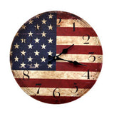 Personality Retro Wall Clock Adornment Bracket Clock Silent Bell Wall Decor B
