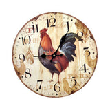 Personality Retro Wall Clock Adornment Bracket Clock Silent Bell Wall Decor E