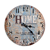 Personality Retro Wall Clock Adornment Bracket Clock Silent Bell Wall Decor G